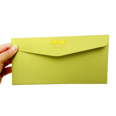 파티 초청과 결혼하기 위한 A9 녹색 잔디 기프트 카드 봉투를 맞추어주세요