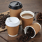 우유 차 24oz를 위한 뜨거운 음료 처분할 수 있는 식품 포장 서류상 테이크아웃 커피 잔