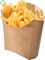 방수 일회용 식품 포장 내유성 감자 튀김 상자