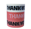 Oem Bopp 분홍색은 상자 밀봉을 위한 식품 포장 스티커 테이프를 감사합니다