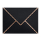 사업을 위한 로고 검정색 카드 크라프트지 종이 봉투를 청동빛으로 만드는 Uv